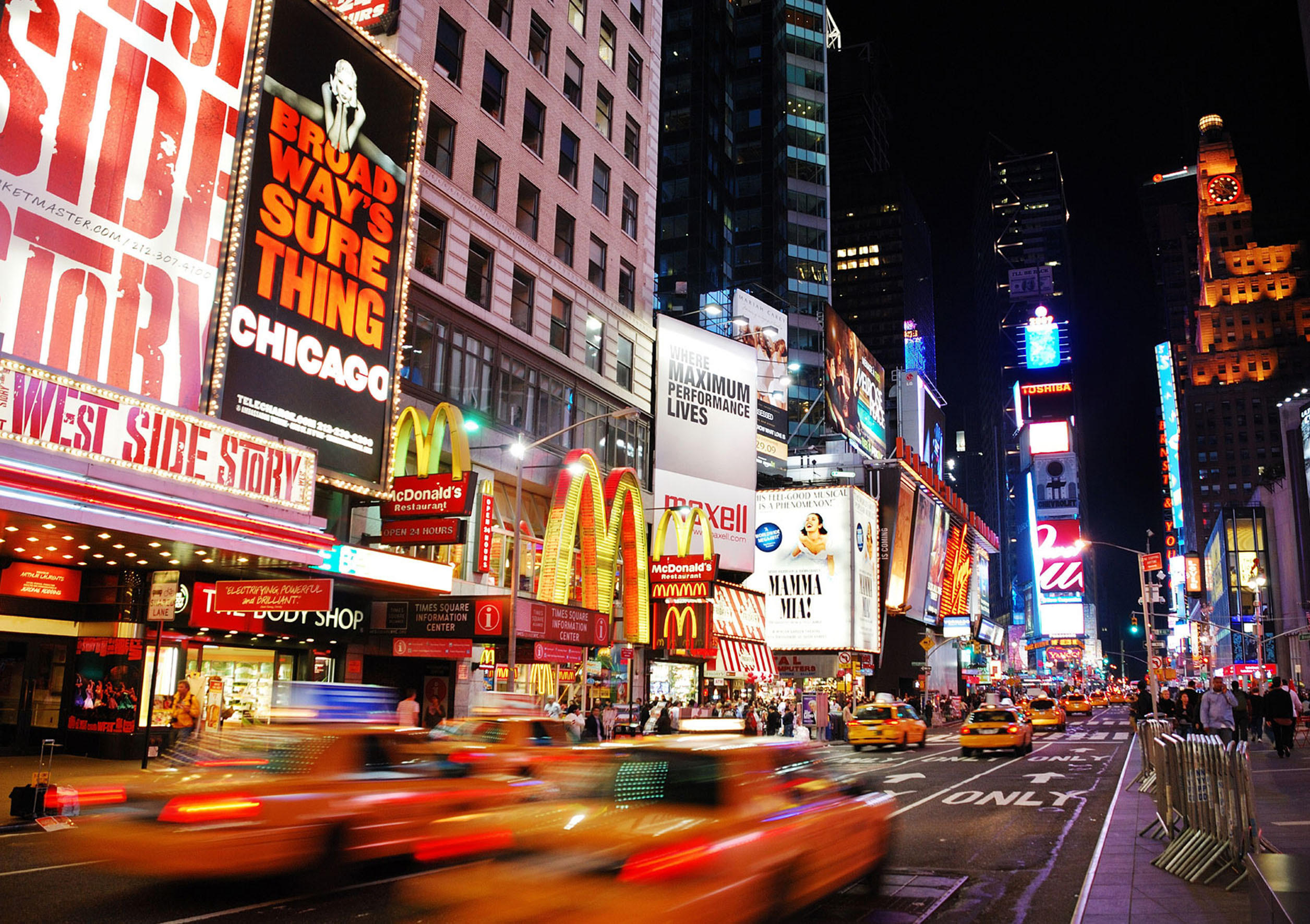FOTOTAPETE New York 375 x 270 cm - Multicolor, Papier (375/270cm) - Sanders & Sanders