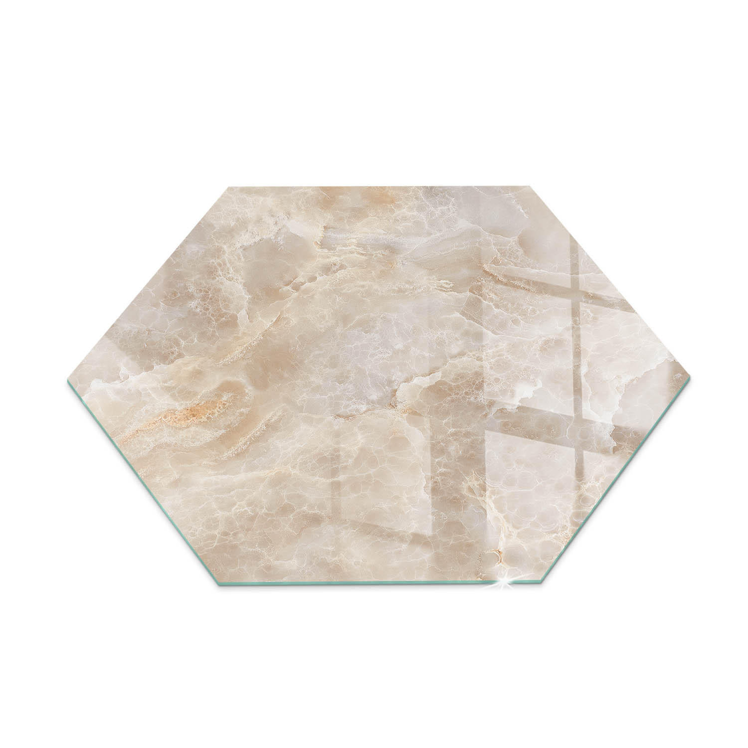 ArtPrintCave Glasplatte Beige 40x40x0.4 cm