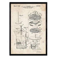 POSTER Kaffee Patent 3 A3 Rahmenlos - Klar, Papier (29.7/5/42cm) - Nacnic
