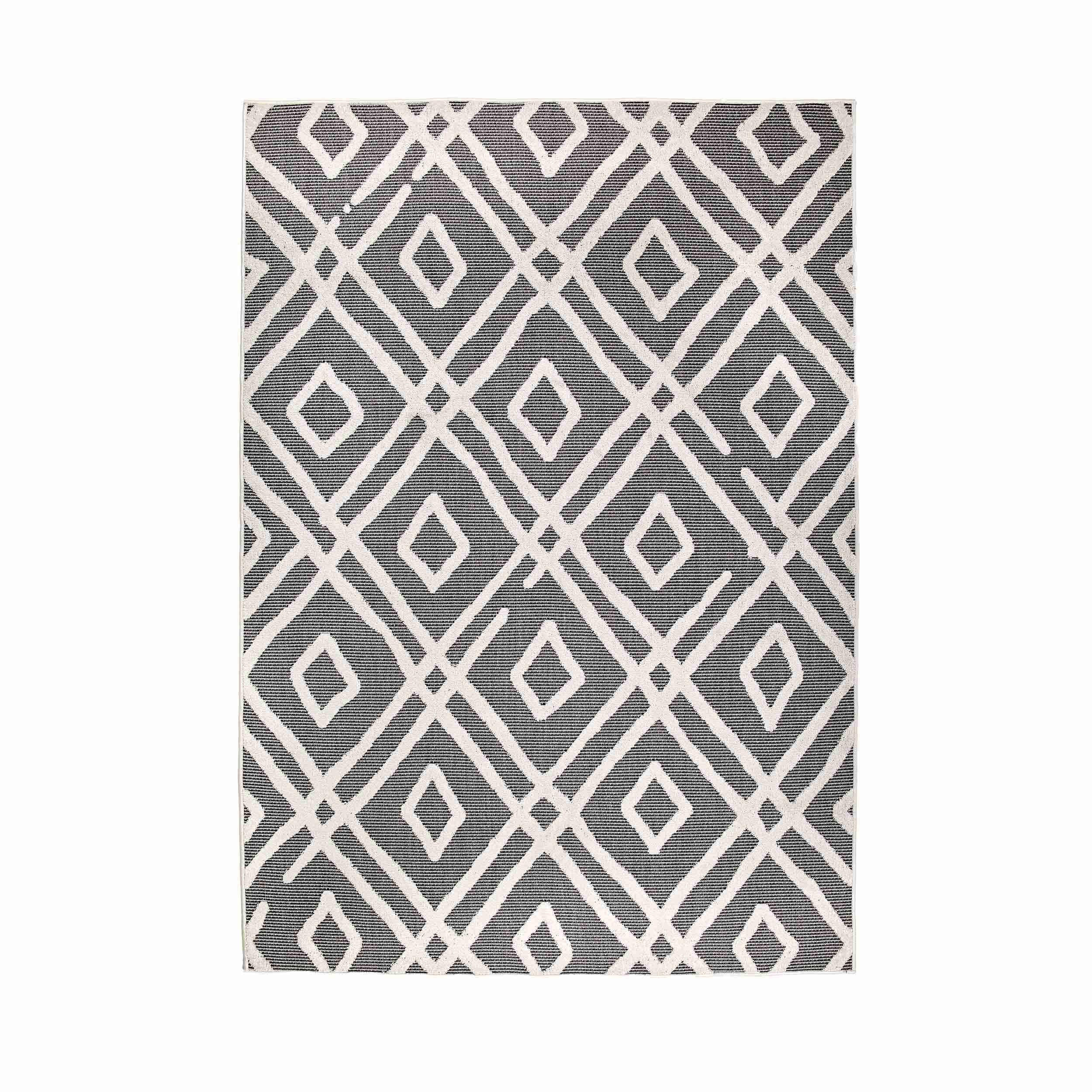 KURZFLORTEPPICH SERINA - Dunkelgrau, Textil (120/170cm) - Astra