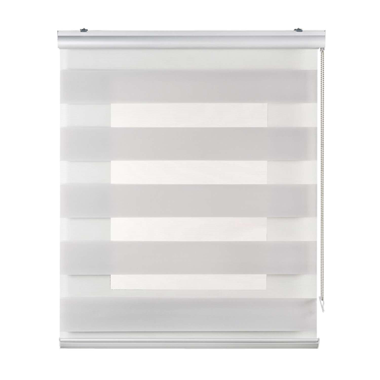 Storesdeco Doppelrollo Hellgrau 60x250 cm