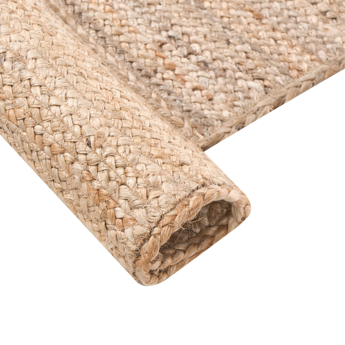KOBEREC Béžový 80/300 cm Juta Sangli - béžová, textil (80/300cm) - Beliani