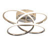 LED-DECKENLEUCHTE Meldon 33/36/14 cm - Alufarben, Metall (36/33/14cm) - ZMH
