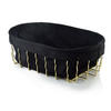 KORB Cassie Gold 32/22/10 cm Metall - Goldfarben, Metall (22/10/32cm) - Mondex