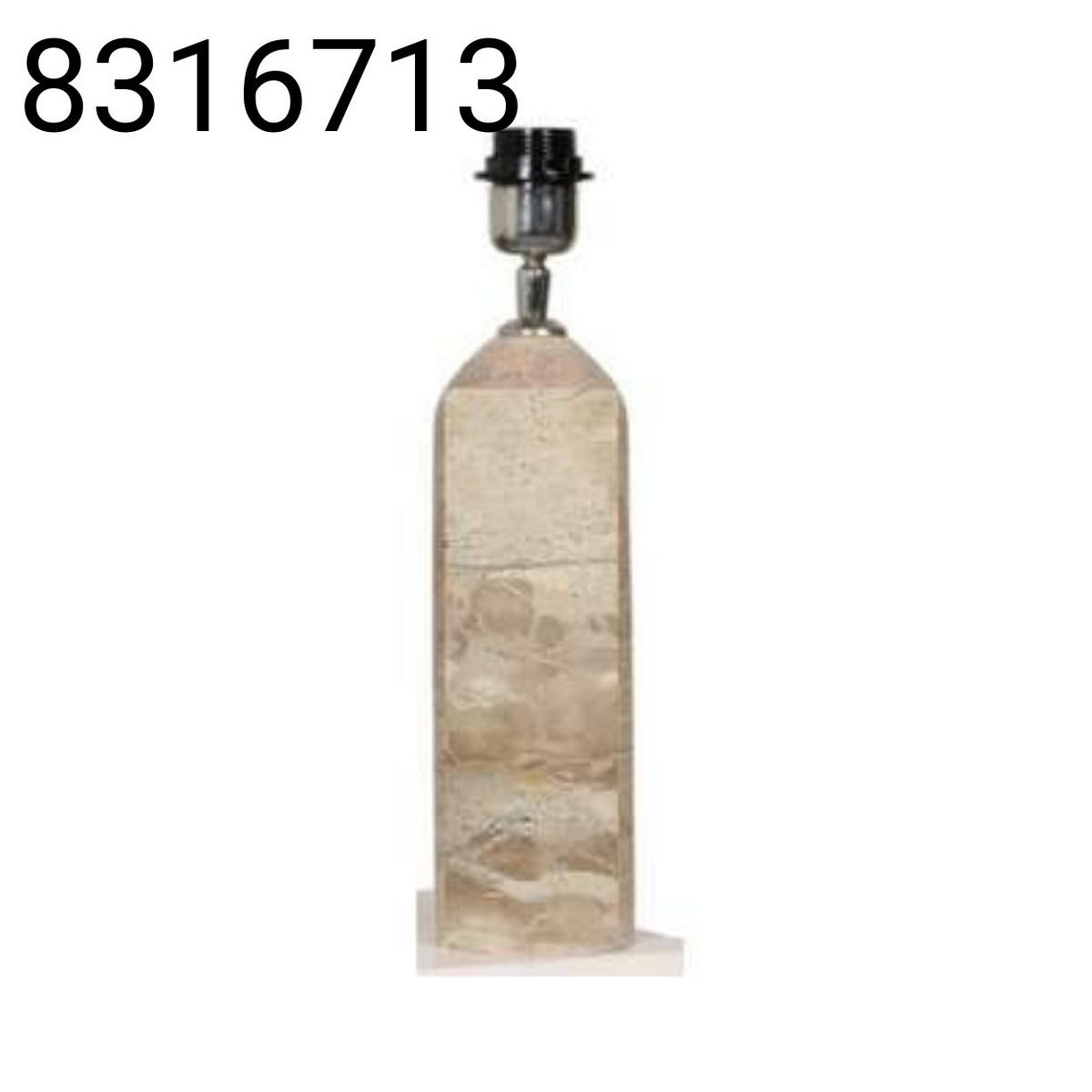 LAMPENFUSS Maliki - Braun - 9/9/18 cm - Braun, Stein (9/9/18cm) - Light & Living