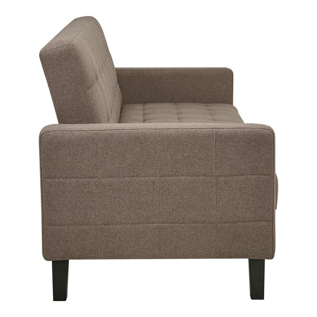 SCHLAFSOFA, Elva, Braun, Polyester, 204 x 85 x 81 cm - Braun, Textil (204/81/85cm) - ebuy24