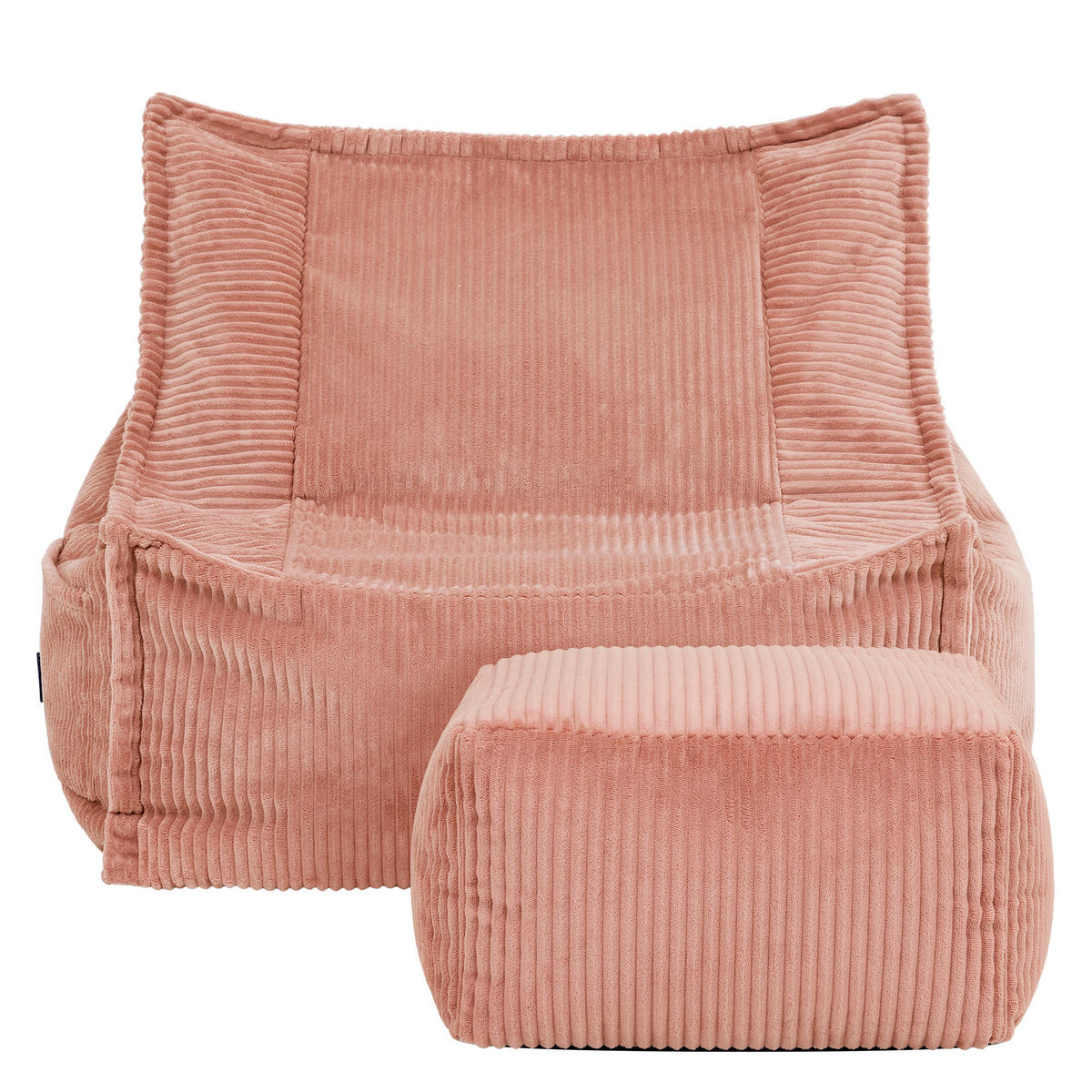 KINDERSITZSACK mit Hocker Alto - Pink, Textil (67/60/67cm) - icon