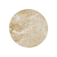 TEPPICH CRYSTAL Round Beige 200/200 cm - Beige, Kunststoff (200/200cm) - Tapiso