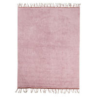 KURZFLOR-TEPPICH Rosa 140/200 cm Caparli - Pink, Textil (140/200cm) - Beliani