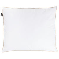 KOPFKISSEN Weiß Hoch 50/60 cm Etna - Weiß, Naturmaterialen (60/50cm) - Beliani