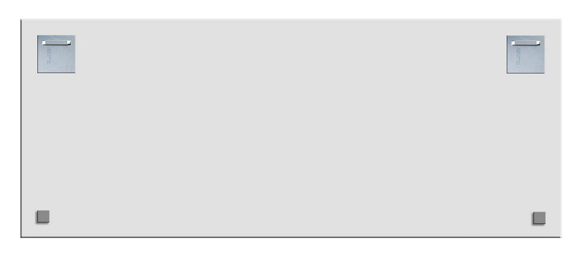 GLASBILD 125x50 cm Landschaft lila - Gelb, Glas (125/50cm) - artissimo