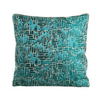 KOPFKISSENBEZUG Sasinoro 45/45 cm - Türkis, Textil (45/45cm) - Homla