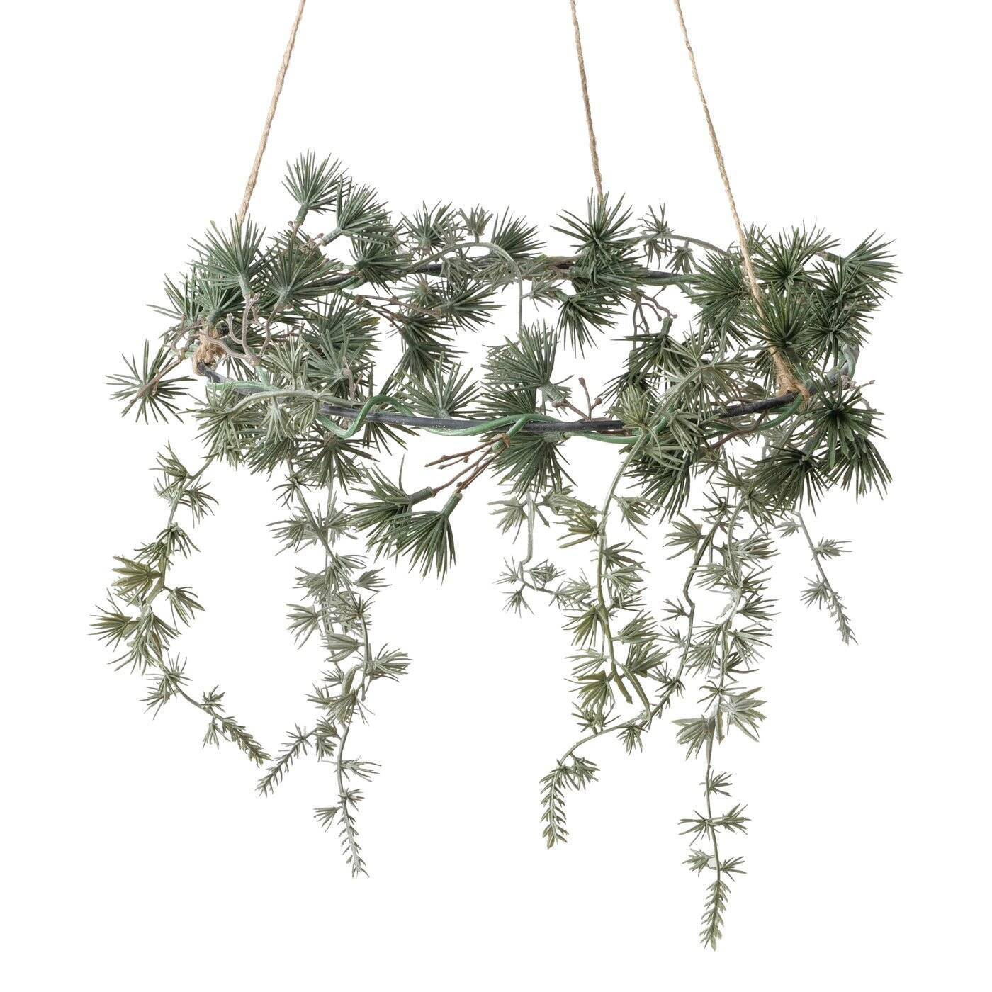 WEIHNACHTSKRANZ Kiefer Ø35 cm - Grün, Kunststoff (35/75/35cm) - Boltze Home