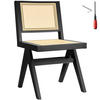 HOLZSTUHL Lissy,48,5 x 53,5 x 83 cm, Belastbarkeit 120 kg,schwarz - Schwarz, Holz (48.5/83/53.5cm) - tectake