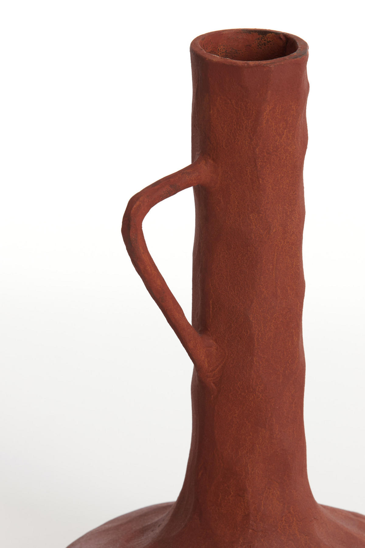 VASE Cingoli Rot Ø25/39 cm - Rot, Metall (39cm) - Light & Living