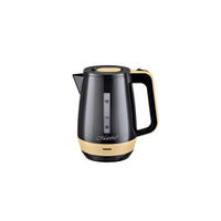 WASSERKOCHER ELEKTRISCH Schwarz 20/16/21 cm MR033BLACK - Schwarz, Metall (16/21/20cm) - Maestro 