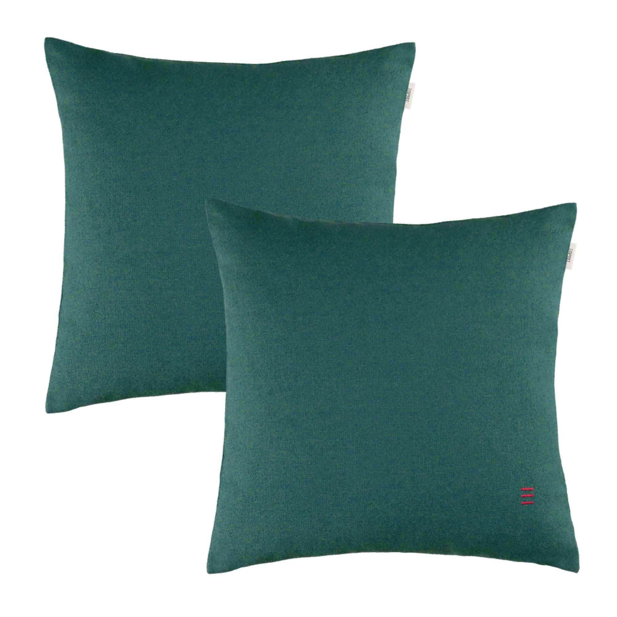 ZIERKISSENHÜLLE DEKOKISSENHÜLLE FUN 2er Set - Grün, Textil (45/45cm) - Esprit