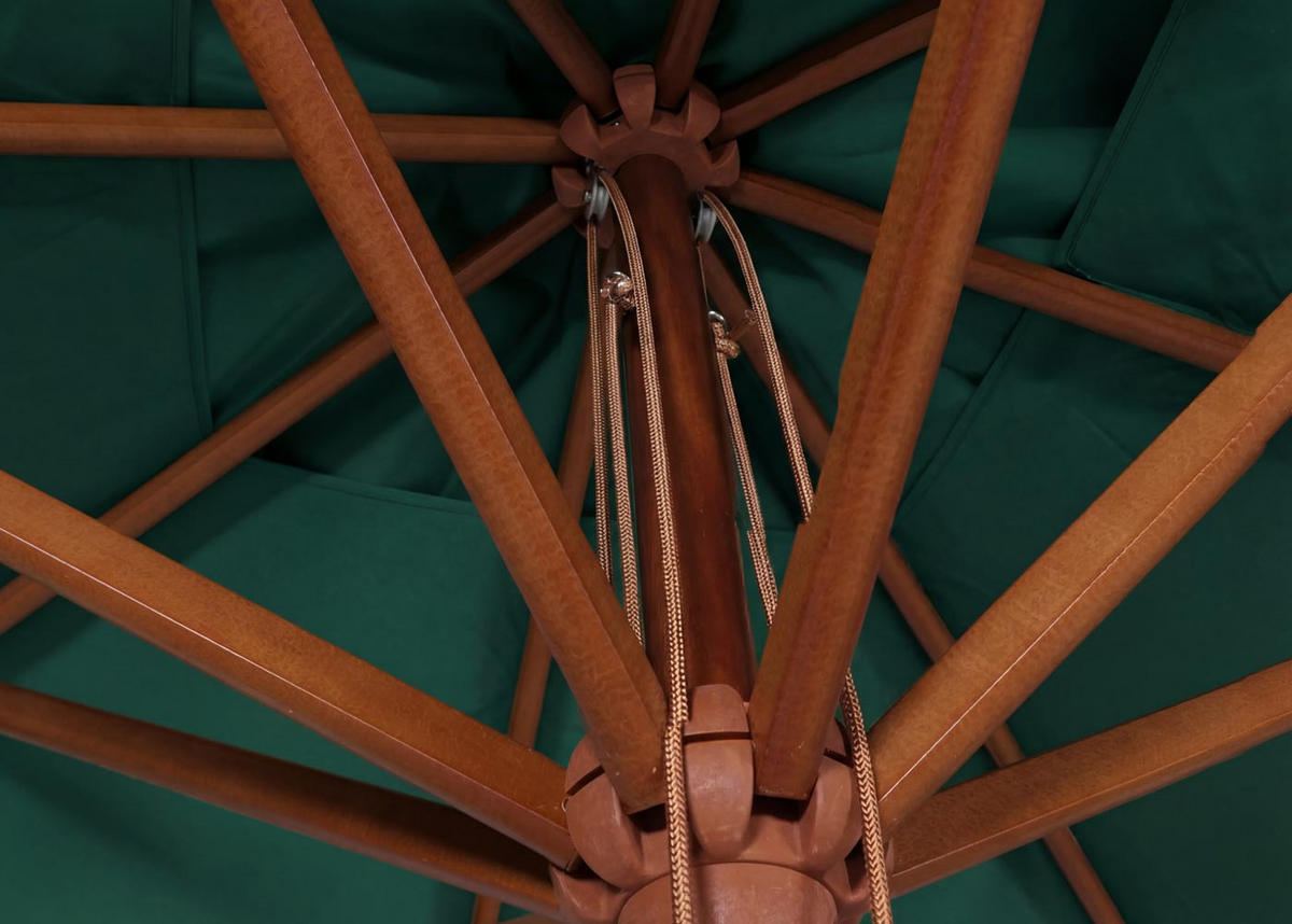 SONNENSCHIRM C57B Dunkelgrün - Dunkelgrün, Textil (400/400cm) - MCW