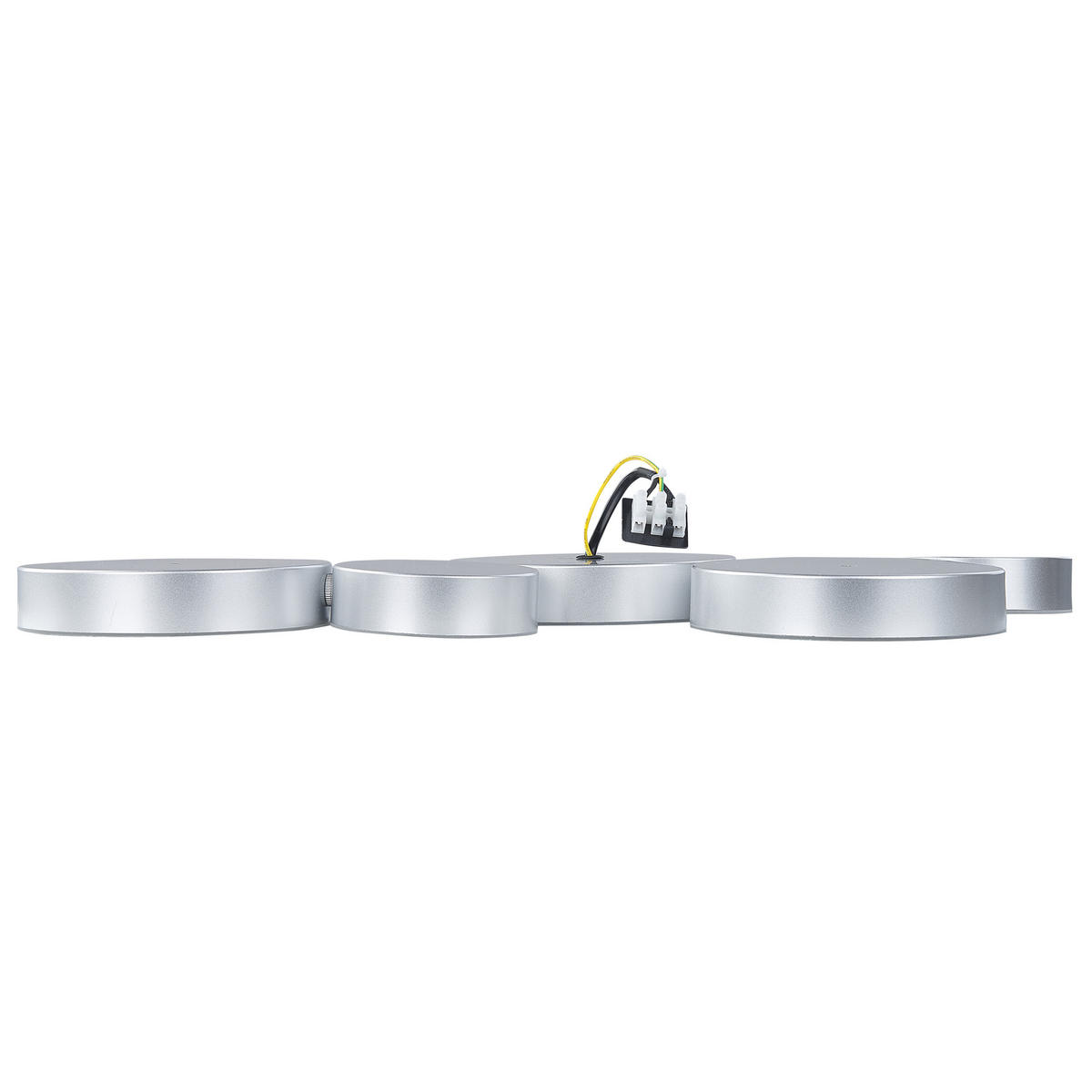 DECKENLEUCHTE Luga 20/54/3 cm - Silberfarben, Metall (20/54/3cm) - Beliani