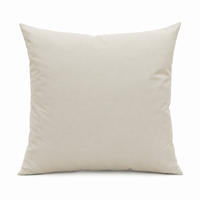 FEDERKISSEN 40/40 cm Baumwolle - Creme, Textil (40/40cm) - TiborTex