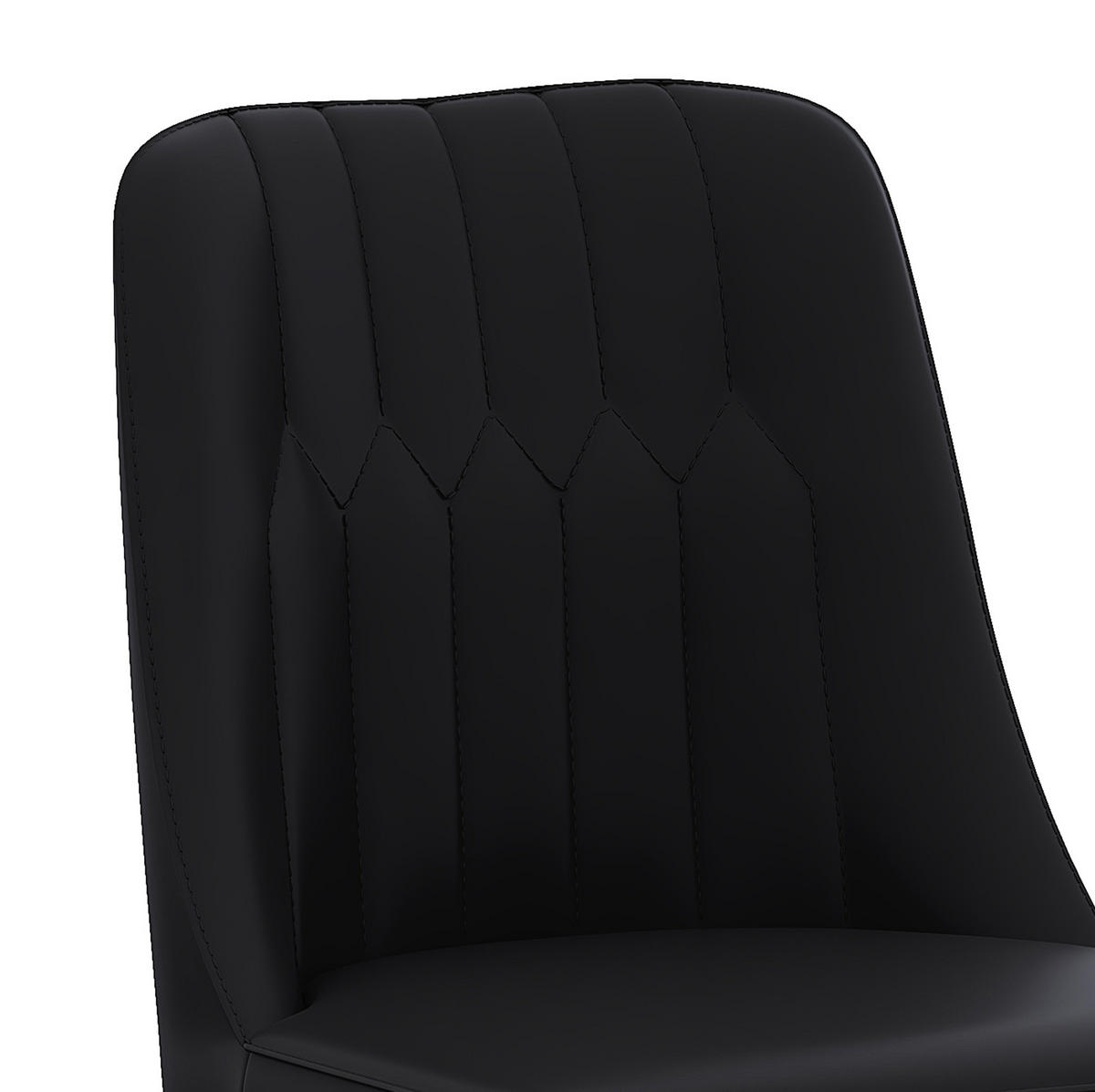 BARHOCKER höhenverstellbar 2er-Set drehbar Schwarz Gold - Goldfarben, Metall (44/117.5/44cm) - Meubliv