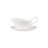 SAUCIERE MIT UNTERTASSE Anmut weiß - Weiß, Keramik (2/2/2cm) - Villeroy & Boch