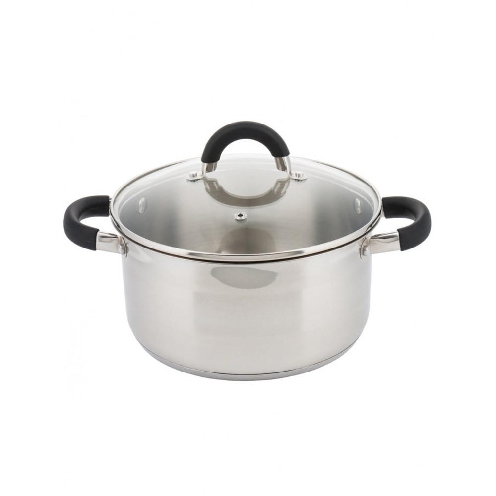 TOPF Silber 16/16/7 cm KH4342 - Silberfarben, Metall (16cm) - Kinghoff 