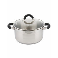 TOPF Silber 16/16/7 cm KH4342 - Silberfarben, Metall (16cm) - Kinghoff 