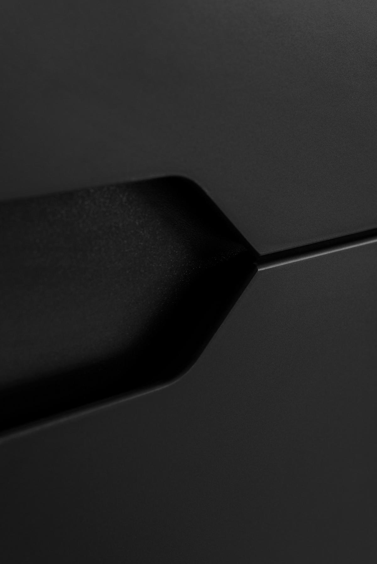 HÄNGESÄULE MODERN 136cm - Schwarz - Schwarz, Holzwerkstoff (35/136/27cm) - Rodan