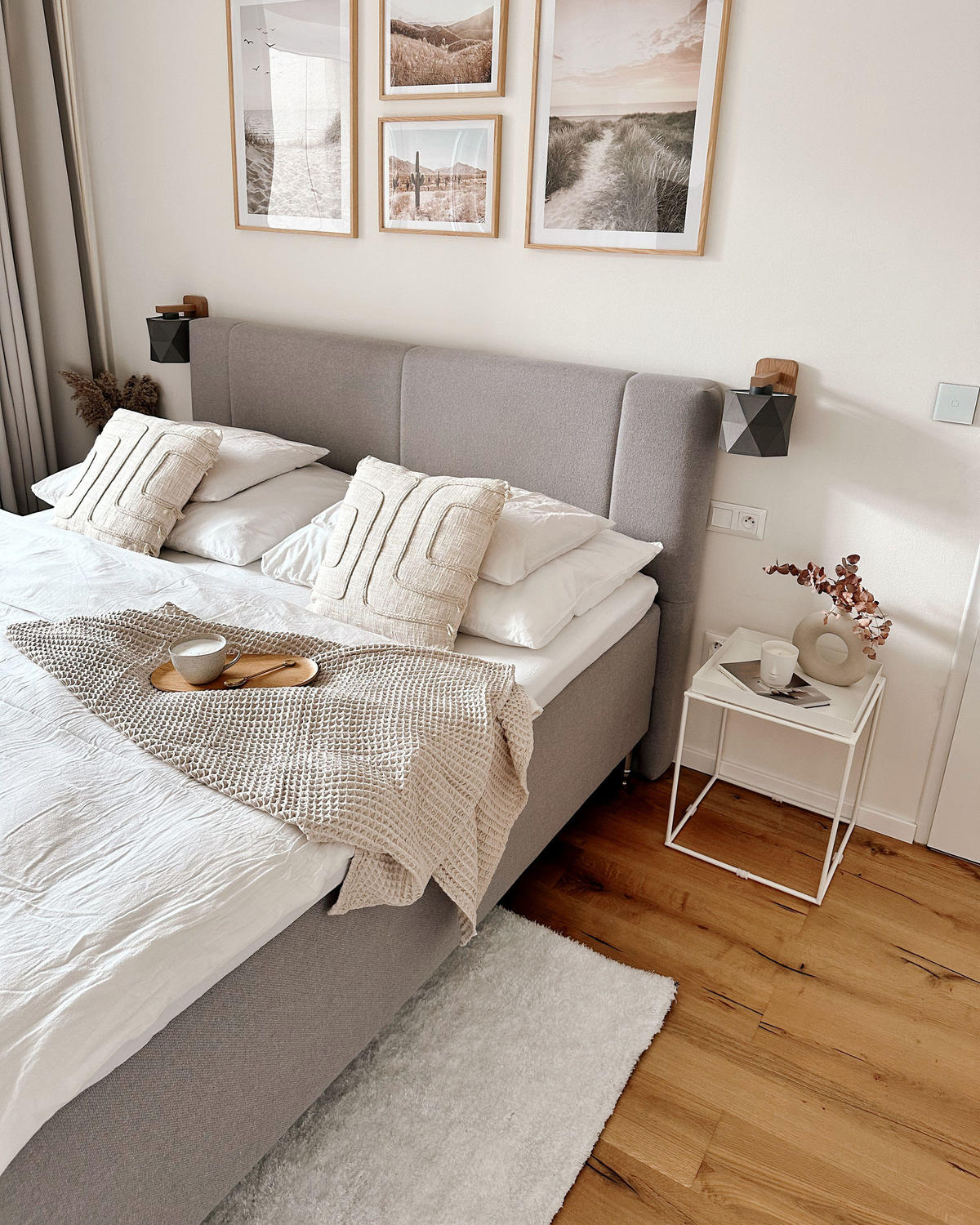 DEKORATIVNÍ POLŠTÁŘ sada 2 ks Světle béžový 45/45 cm Pleione - béžová, textil/přírodní materiály (45/45cm) - Beliani