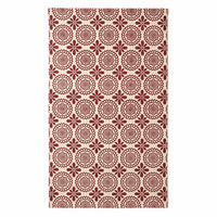 BAUMWOLLTEPPICH Cassia gemustert 160/230 cm - Rot, Textil (160/230cm) - Homescapes
