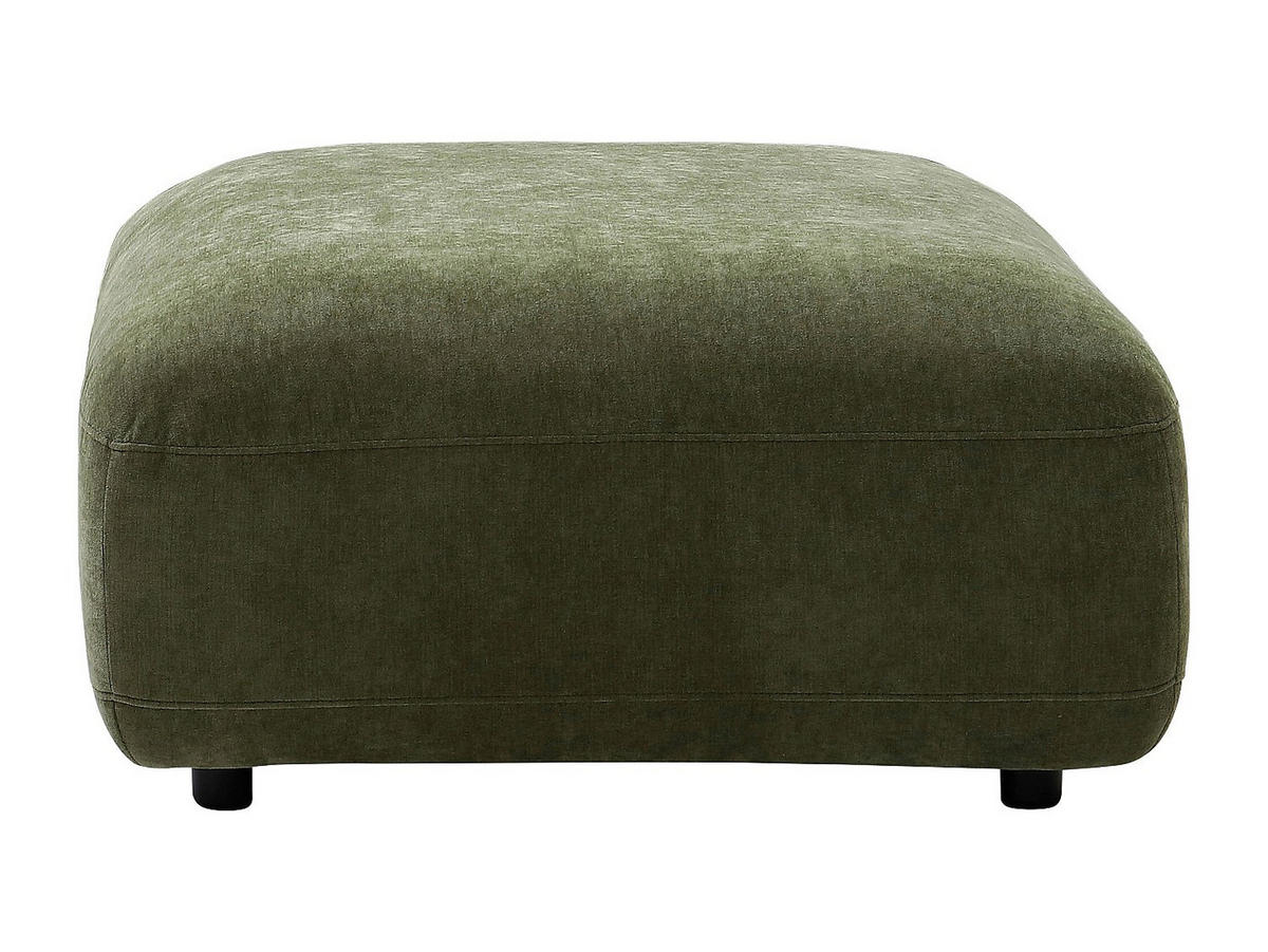 SITZHOCKER - 1 Person-Sitzer - Stoff - Grün - TINDRALO - Grün, Textil (86/43/86cm) - Vente-Unique