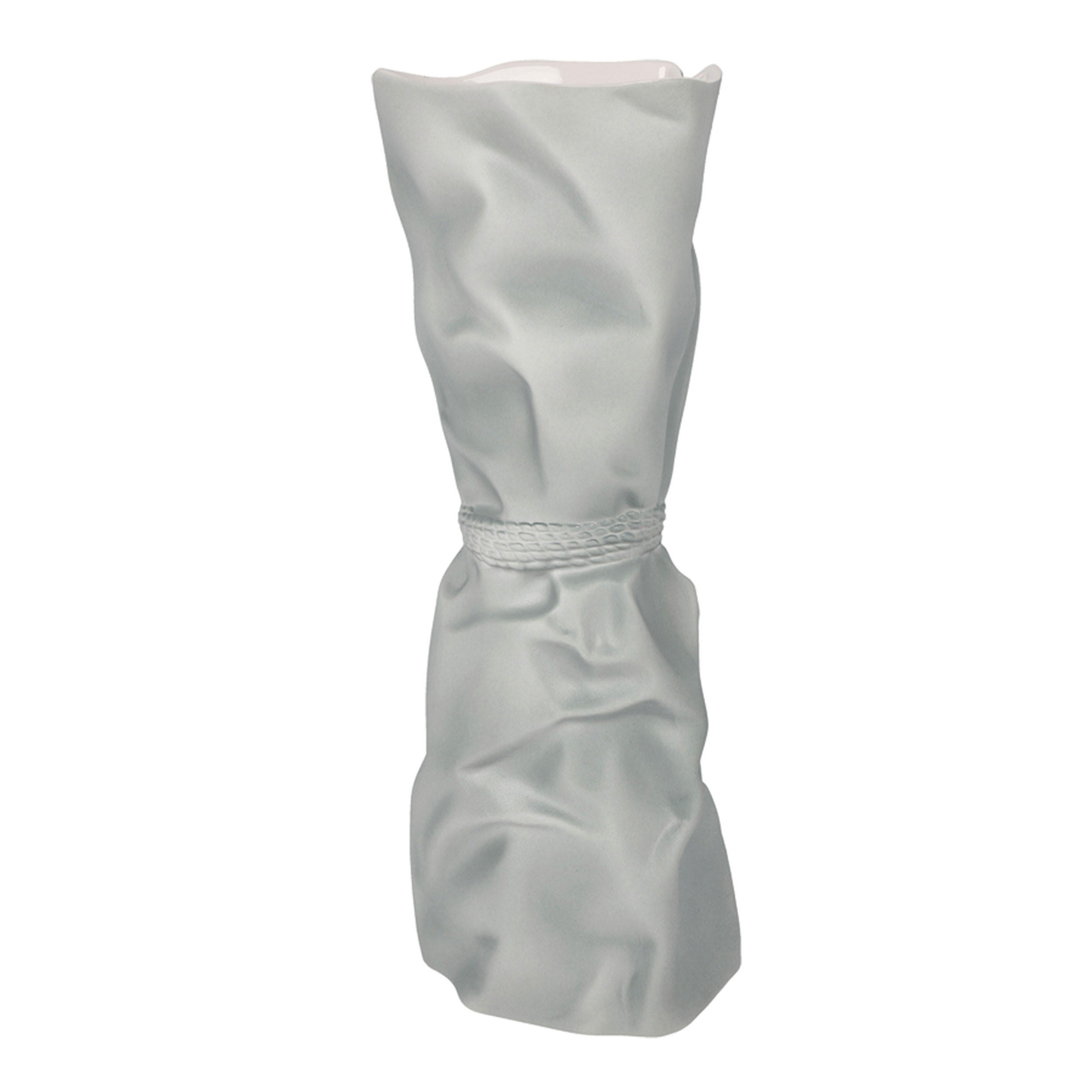 VASE Papyrus, Biskuit-Porzellan, Türkis, 25 cm - Blau, Keramik (25cm) - Goebel