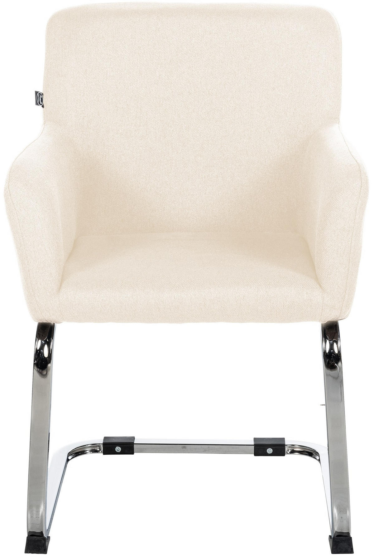 STUHL Pukki Stoff creme - Naturfarben, Metall (57/87/58cm) - TPFLiving