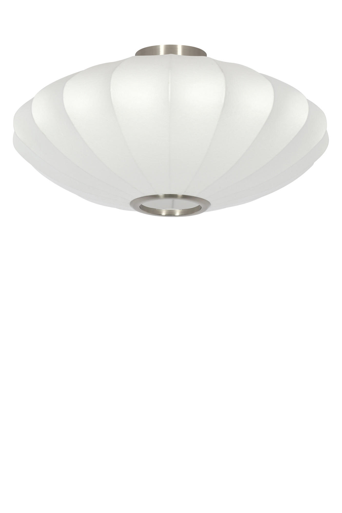 DECKENLEUCHTE Fay Weiß Ø50/22 cm - Weiß, Kunststoff (50/50/22cm) - Light & Living