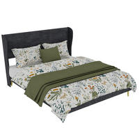 POLSTERBETT 140x200 cm ohne Stauraum grau - Grau, Textil (140/200cm) - LEBENLANG