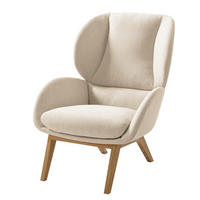SESSEL - Eichefarben/Beige, Eichenholz/Holz (82/102/90cm) - home24