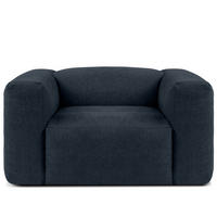 SESSEL BUFFO , Dunkelblau - Dunkelblau, Textil (130/73/96cm) - KONSIMO®