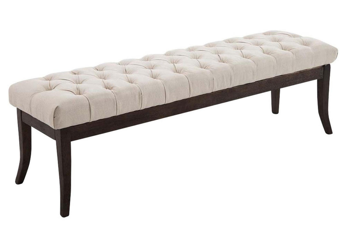SITZBANK 150/38 cm Stoff Creme - Creme, Holz/Textil (150/46/38cm) - CLP