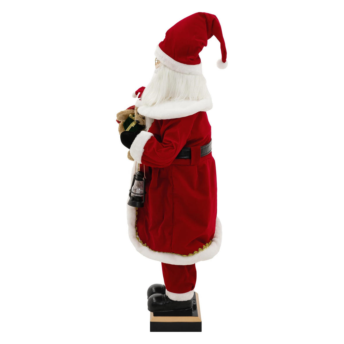 WEIHNACHTSMANN DEKOFIGUR 120 cm mit LED Licht, Bewegung und Sound - Multicolor, Kunststoff (42/120/37cm) - ECD-Germany
