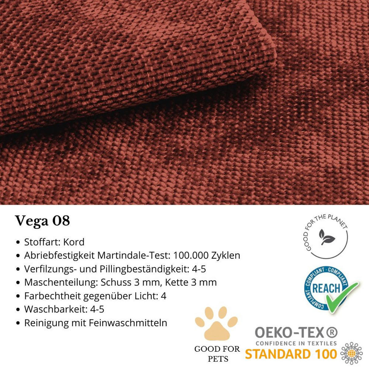 2-SITZER SOFA Volare rot - Rot/Schwarz, Textil/Metall (160/83/98cm) - Beautysofa