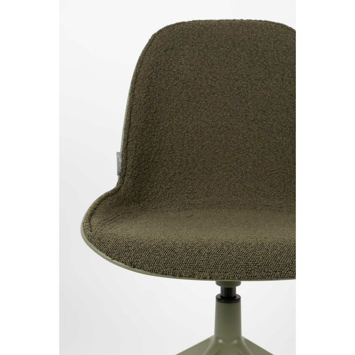 ESSZIMMERSTUHL Albert Kuip Swivel Grün - 2 er Set - Grün, Textil (45/83.6/52cm) - Zuiver