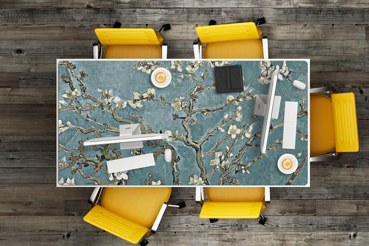 SCHREIBTISCHUNTERLAGE 100x50 cm Grün - Grün, Kunststoff (1.6/100/50cm) - ArtPrintCave