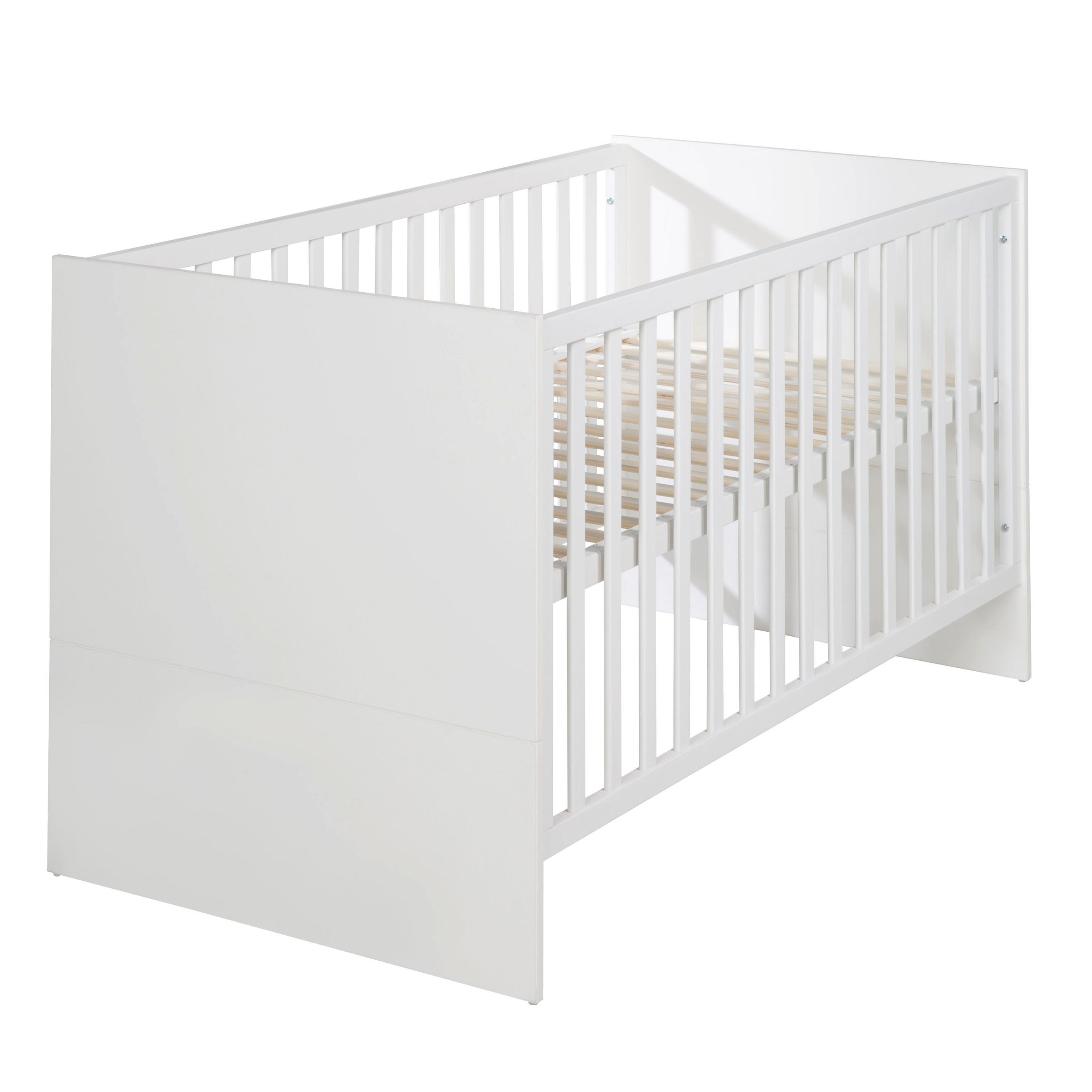 BABYBETT Maren 70 x 140 cm - Weiß, Holzwerkstoff (70/140cm) - Roba