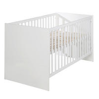 BABYBETT Maren 70 x 140 cm - Weiß, Holzwerkstoff (70/140cm) - Roba