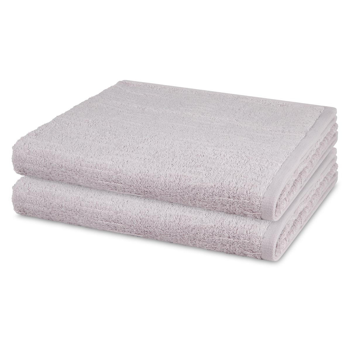 DUSCHTUCH Premium 2er-Set - Hellgrau, Textil (70/140cm) - Ross