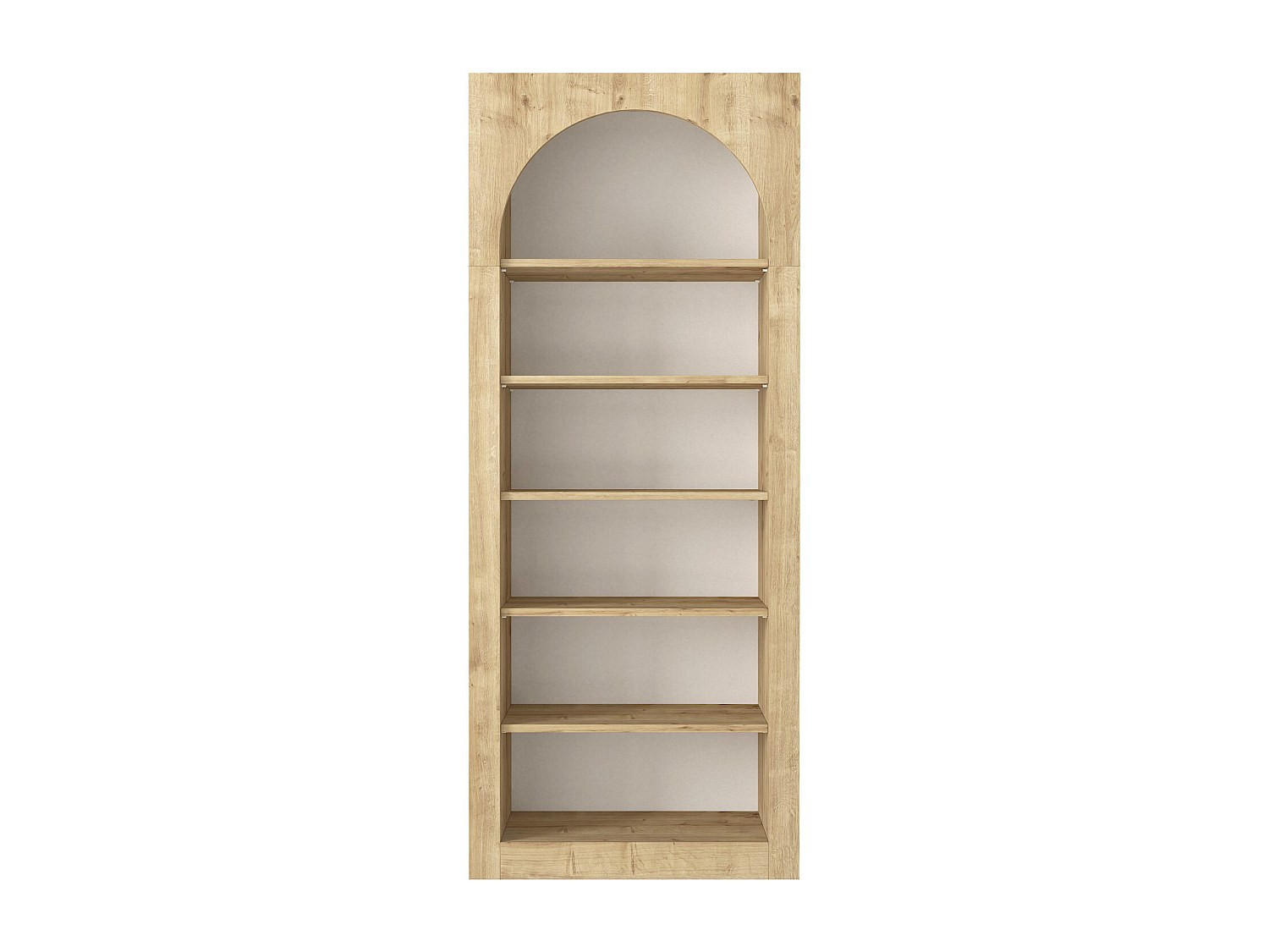BÜCHERREGAL - 74 cm x 35 cm - holz - naturfarben hell Cymora - Naturfarben, Holz (74/180/35cm) - Vente-Unique