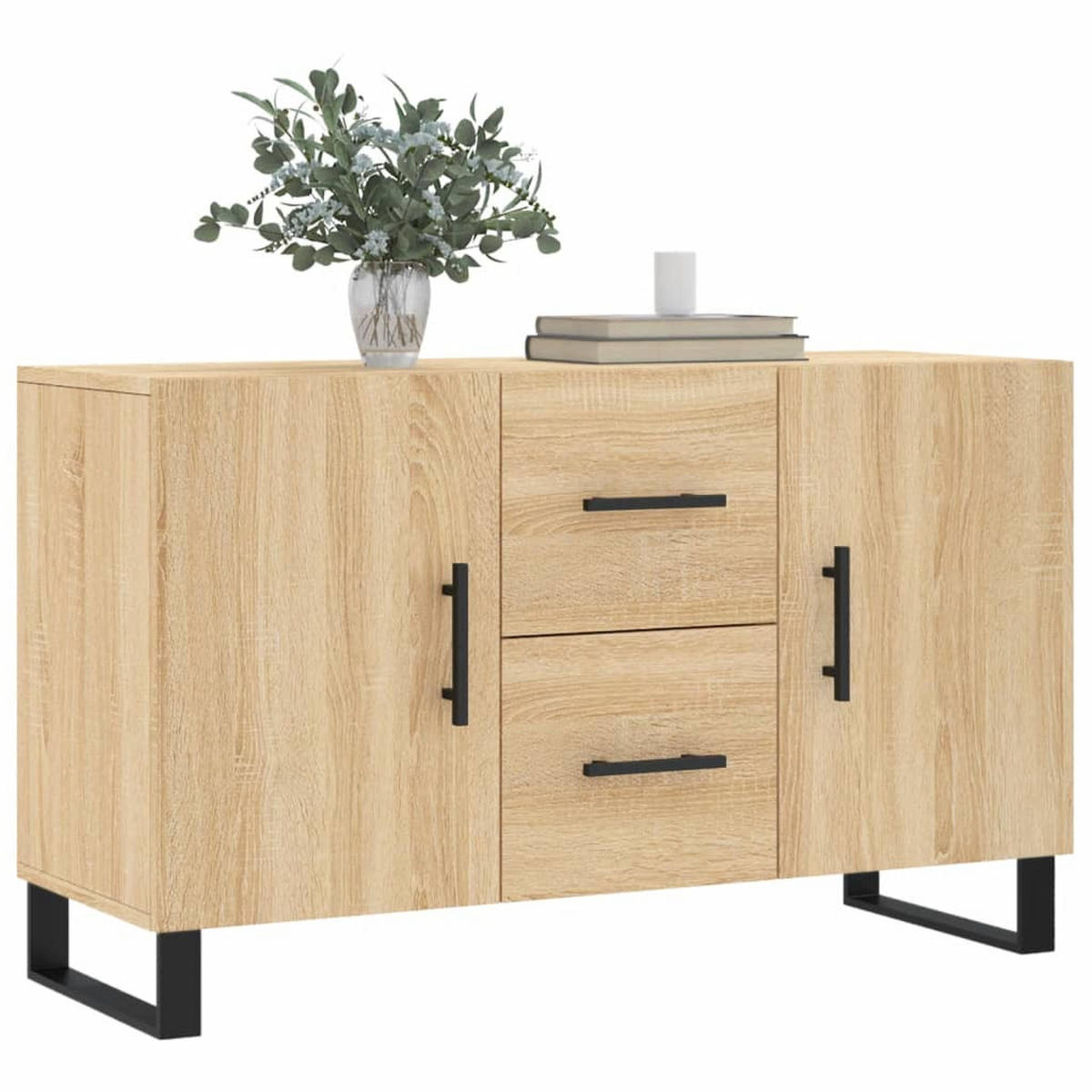 SIDEBOARD Stanley 100/36/60 cm - Braun, Holzwerkstoff (100/60/36cm) - Nettlife