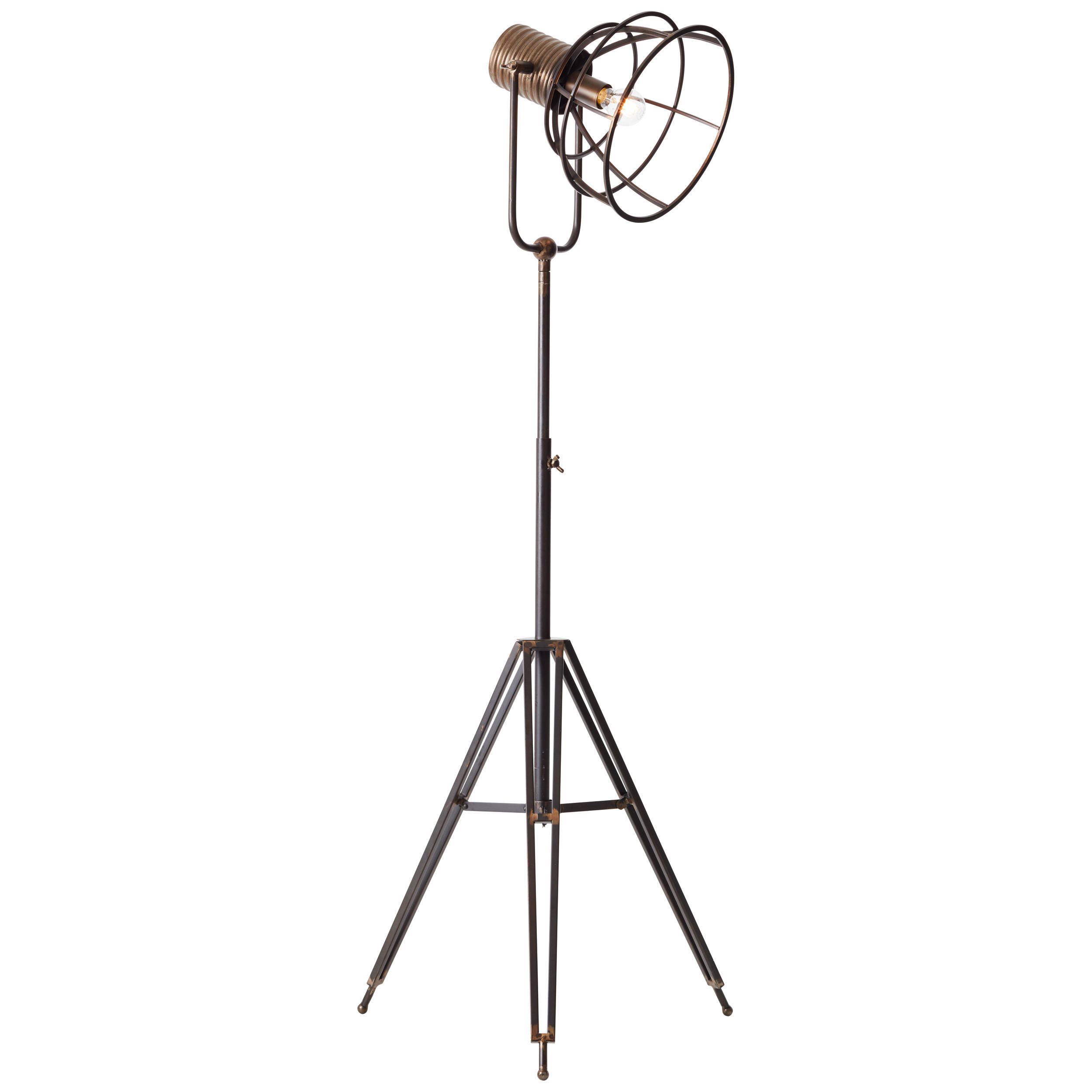 Brilliant Standleuchte Schwarz 68x154x68 cm