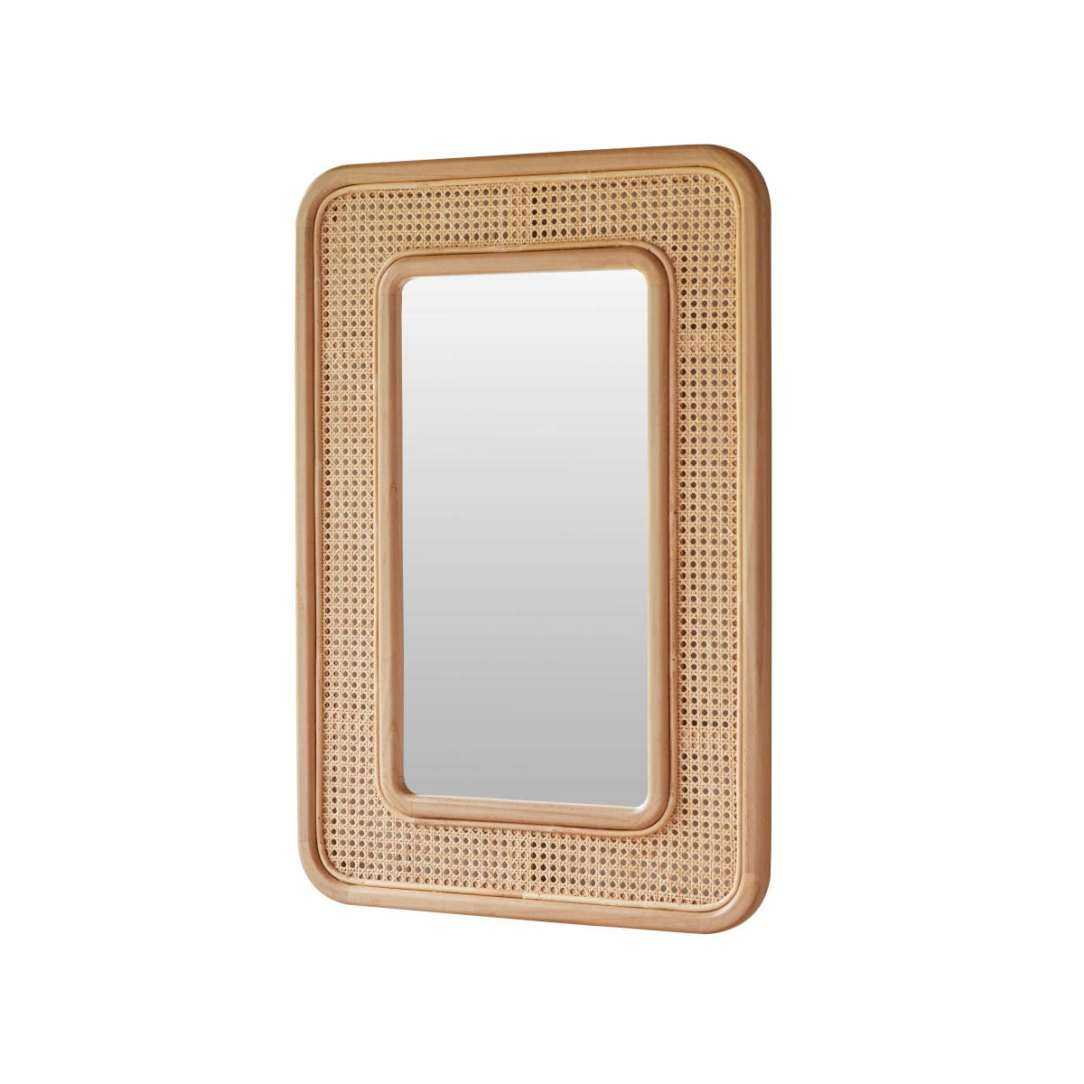 SPIEGEL Côme Natur aus Teak - Naturfarben, Holz (60/90/35cm) - Tikamoon